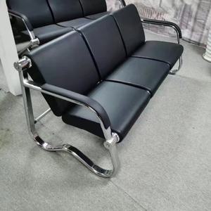 Chaise d'attente de salon en argent, prix de gros d'usine, chaise longue, canapé d'attente multi-places, canapé d'attente de hall - Product Image 6