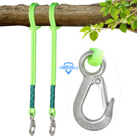Kit de suspension pour balançoire d'arbre de 5 pieds en gros avec mousquetons en acier inoxydable, sangles réglables en polyester pour hamac de balançoire, OEM