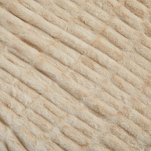 Plaid réversible en fausse fourrure de lapin moelleuse pour canapé, couverture luxueuse et douce en minky pour la décoration intérieure - Product Image 2