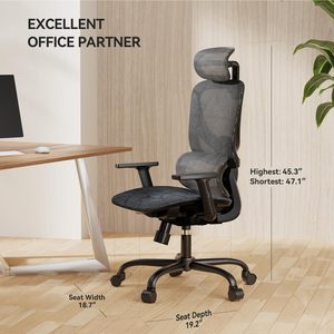 Office Chair 3-Position Adjustable Backrest Silla Ergonomica Oficina Silla Gamer - Product Image 3