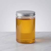Pot alimentaire en plastique PET à large ouverture de 720 ml, 85x130 mm, bouteille de stockage hermétique, couvercle en aluminium argenté, récipient pour miel et thé