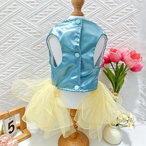 Vestido de tul para mascotas, ropa para perros y gatos pequeños, falda de poliéster para las cuatro estaciones - Product Image 3