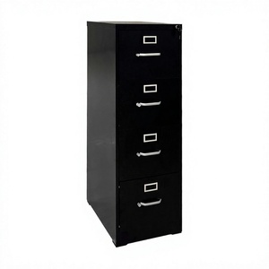 Modern Convertible Steel Storage <b>Cabinet</b> with 4 Drawers | <b>Lockable</b> Office Filing <b>Cabinet</b> for Home & Commercial Document Storage - Product Image 3