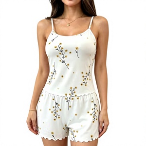 Women Striped Print <b>2</b> <b>Piece</b> Shorts <b>Set</b> Halter Sleeveless Casual Breathable Spring Summer Wear with <b>White</b> Trim Regular Fit - Product Image 4