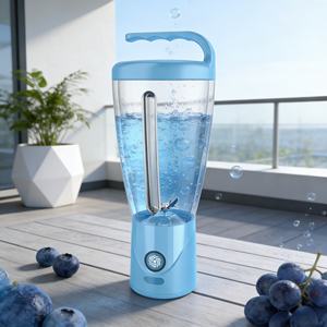 Blender portable de grande capacité 1000 ml, 6 lames, mélange de fruits, de glace et de légumes, batterie rechargeable par USB, mode turbo, anti-fuite, voiture - Product Image 4