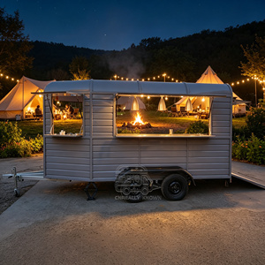 Oem <b>Trailer</b> Export Standard <b>Mobile</b> <b>Catering</b> Custom Size Stainless Steel Concession Food Truck With Full Kitchen - Product Image 4