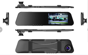 Espejo Retrovisor para Auto, Grabadora de Conducción, Visión Nocturna de Alta Definición, Grabación Dual Delantera y Trasera, Monitoreo de Estacionamiento - Product Image 1