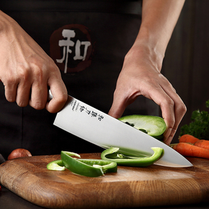 XINZUO-Juego de cuchillos de corte de cocina de acero inoxidable alemán, 5 piezas, pakka mango de madera, fabricante
