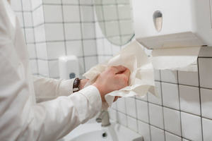 Toalla de mano doblada en Z biodegradable y compostable al mejor <span class=keywords><strong>precio</strong></span> Toalla de mano de <span class=keywords><strong>papel</strong></span> doblada en N Absorción de agua alta - Product Image 5