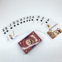 Fabrication de cartes à jouer en papier pour jeux de société pour adultes, vente en gros, imprimées, personnalisées, style dessin animé, durables, pour la famille, sur mesure