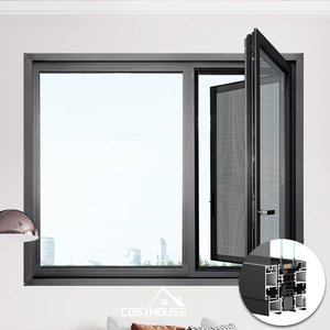 Cử<span class=keywords><strong>a</strong></span> sổ nhôm với kính cường lực đôi cách âm mở cử<span class=keywords><strong>a</strong></span> sổ mở nhiệt cho dân dụng và thương mại - Product Image 4