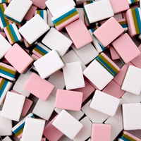 Ensemble de tuiles de mahjong en acrylique de luxe, table de jeu élégante pour des expériences divertissantes