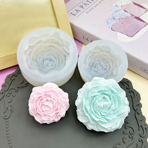 <span class=keywords><strong>Moule</strong></span> en gel de silicone pour décoration de gâteau DIY <span class=keywords><strong>moule</strong></span> à <span class=keywords><strong>chocolat</strong></span> à fleur de pivoine fait à la main pour outils de gâteau - Product Image 2