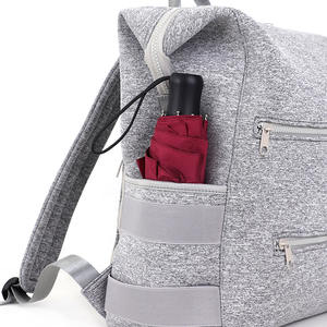 Borsa per pannolini da viaggio da donna multifunzione in Neoprene di grande capacità personalizzata - Product Image 4