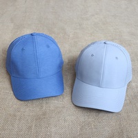Casquettes de baseball unisexes légères et à séchage rapide pour le sport et la course en extérieur, avec logo personnalisé, 6 panneaux vierges découpés au laser, directement de l'usine