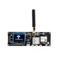 Module sans fil Meshtastic T-Beam V1.1 ESP32 LoRa 433/868/915/923Mhz WiFi GPS NEO-6M avec écran OLED pour Ar