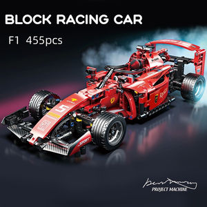 BlocX 67126 Super Running Red <span class=keywords><strong>F1</strong></span> Formula Racing Car Model DIY Plastic RC Car Blocks para niños Kid's Building Toy para niños - Product Image 6
