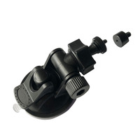 Adaptateur de vis de trépied unique en alliage d'aluminium, filetage 4mm M4 1/4, pour fixation de caméra sur tableau de bord, pare-brise, support de téléphone de voiture