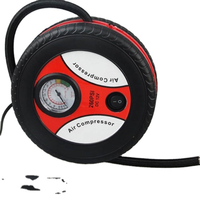 Compresseur d'air portable monocylindre automatique AUTOROUT RLA-0008 avec manomètre, 12V DC, 150 PSI, 18L/min, en plastique, certifié CE, pour gonflage de pneus