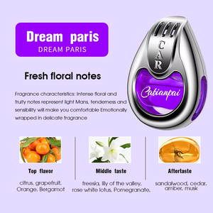 Wholesale Custom Logo <b>Car</b> Vent <b>Clip</b> Air Freshener 6 Scents Metal Shell <b>Car</b> Perfume Diffuser for Auto Interior - Product Image 6