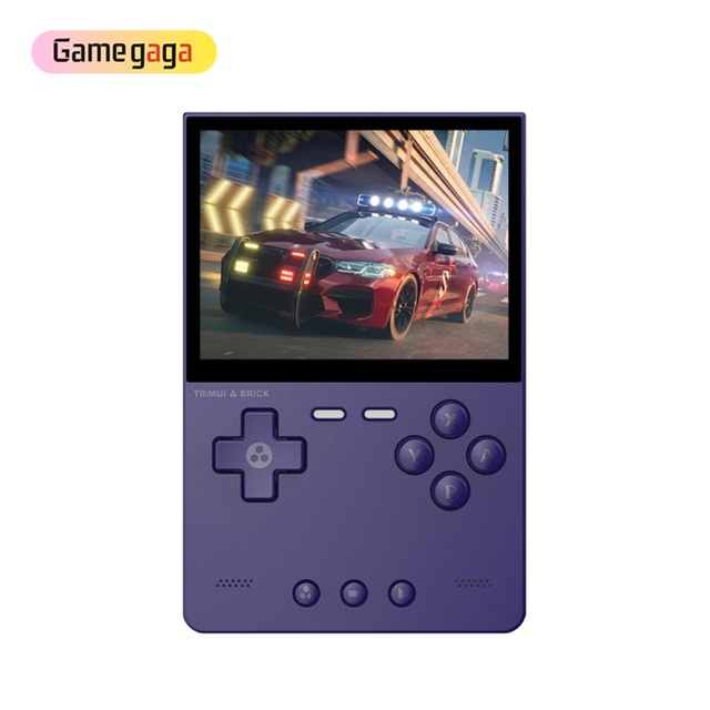 Trimui Brick Handheld Game Console 3.2'' IPS Screen Linux System Trimui UI Metal Back Panel Key LED Wi-Fi 1.8GHz/PowerVR