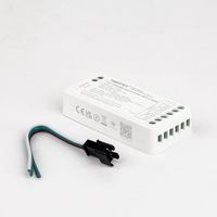 Contrôleur LED DMX 5-en-1 SPIW5 DC5-24V WiFi+2.4G pour bande LED adressable DMX512
