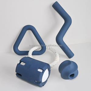 Çevik NIMBLET2 doğal kauçuk üçgen römorkör büküm cıvata Bite köpek oyuncak seti kullanılan römorkör savaş çok köpek oyun - Product Image 2