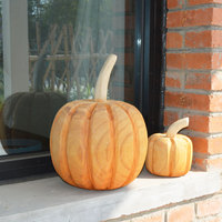 Citrouilles artificielles naturelles de récolte rustique pour décoration de maison d'halloween