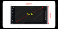 MEKEDE Voiture Multimédia Wifi 4G SWC Android 14 Voiture GPS DVD Audio GPS Navigation pour Toyota Universel 7 ''2 Din