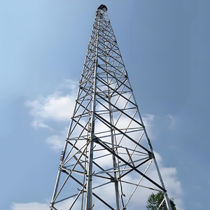 Tour de télécommunications autoportante à 4 pieds en acier cornière de 45m à 80m, galvanisée à chaud, connexion par boulons pour opérateurs 4G/5G - Product Image 3