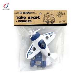 Chengji 2025 Take Apart Toy Kids教育用幹アセンブリ分解航空機プレイセットDiy Plane withスクリュードライバー - Product Image 6