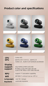 Proyector YT900 de Alta Definición 1080P para Uso Doméstico, Compatible con Teléfonos Móviles Android, <span class=keywords><strong>Mini</strong></span> Proyector Portátil CRT - Product Image 5