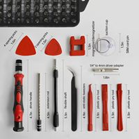 Mini Kit d'Outils de Réparation DIY 115 Pièces avec Étui Rigide pour Téléphone Android, Ordinateur Portable et Ordinateur, Personnalisable