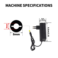 Cargador de Batería LYUWO CDQ-EU para Herramientas Eléctricas Inalámbricas, Protección Contra Sobrecargas, Indicador LED Dual, Salida DC21V/2A, Indicador de Carga, Enchufe EU/US