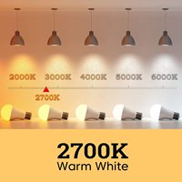 Ampoule LED Dimmable Équivalent 60 Watts, 5W 7W 9W 12W 15W E27 E26 2700K 6000K ACDC12-85V 110V A19 A60