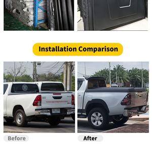 Pièces <span class=keywords><strong>de</strong></span> rechange pour voiture <span class=keywords><strong>de</strong></span> ramassage Diesel, couvre-<span class=keywords><strong>lit</strong></span> rétractable en ABS pour 4x4 Toyota Hilux - Product Image 6