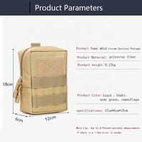 Petit sac compact personnalisé EDC utilitaire Gear tactique Molle pour chien, camping et chasse en plein air