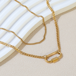 Collana <span class=keywords><strong>Swarovski</strong></span> ad Alta Conversione, Finitura Satinata Squisita, Struttura Delicata a Catena a Spiga - Product Image 5