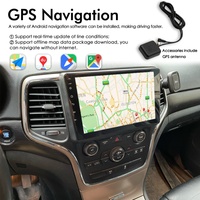 Android 13Car 8+128GB GPS DSP OLED Stéréo Jeep Grand Cherokee WK2 2013-2020 Multimédia Vidéo CarPlay Tableau de bord USB 2Din AI