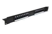 Terlaris 16 Port Panel Tambalan UTP CAT.5e Cat6 1U 19 Inci 24Port 48 Port Keystone Jack Panel Patch untuk Netwok Kabinet