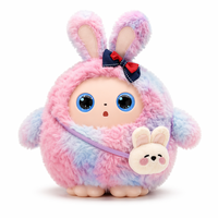 Conejo Arcoíris de Peluche con IA, Juguete Interactivo para Niños, Muñeco Robot Compañero Emocional