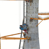 Ascenseur de chantier incliné de type linéaire courbé SC200/200, double cabine, 2 tonnes, vitesse de levage 0-40-60m/min, moteur à engrenages, ISO CE