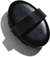 Brosse corporelle en bois naturel de qualité supérieure, à marque privée, pour brossage à sec de la peau, brosse de bain