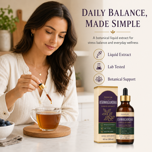 Fórmula Avanzada 7 en 1 para <span class=keywords><strong>el</strong></span> Alivio <span class=keywords><strong>del</strong></span> Estrés, Gotas de Ashwagandha, Rhodiola, Holy Basil con Glicinato de Magnesio para <span class=keywords><strong>el</strong></span> Bienestar Sistemático - Product Image 4