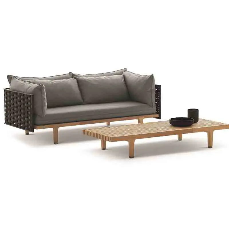 Qualität-A-Teakholz im Freien-Sofa-Set Möbel Luxus-Patio-Set