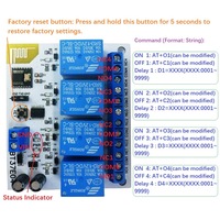 4 Ch DC 5V/12V IOS Android BLE 4.0 5.0 Module relais 2.4G RF Télécommande Module IOT Commande personnalisation Switch Board