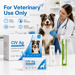 Kit per Test Rapido dell'Antigene del Virus dell'Influenza Canina A, Tampone Nasale per Screening Veterinario della Grippa Canina - Product Image 2