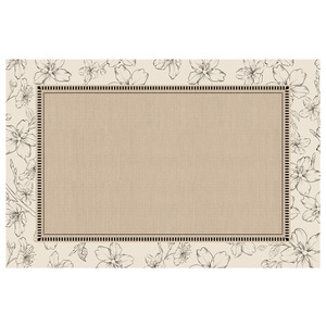 Alfombra Rectangular de Estilo Francés con Diseño Floral, de Fibra de Poliéster Lavable, para Sala de Estar y Sofá - Product Image 4