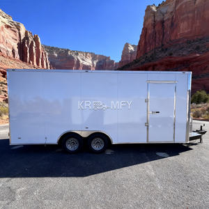 Remolque de Comida Móvil con Diseño de Carrito, Refrigerador, Congelador y Cámara Frigorífica para Exteriores - Product Image 2