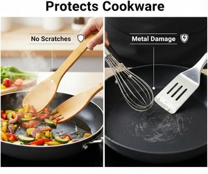 Soporte de Hilo de Bambú para Tejer y Hacer Ganchillo con Borde Liso, Organizador Portátil de Almacenamiento de Hilo para Manualidades de Ganchillo y Tejido DIY - Product Image 2